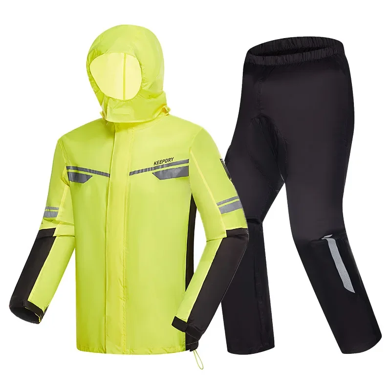 Motorcycle Rain Suit - Capa de chuva dividida para motocicleta,