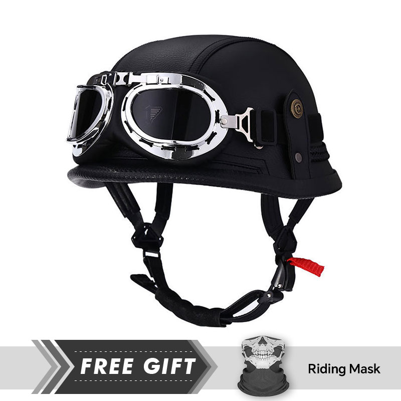 Motorcycle Gear In Store - Capacete Unisex com Óculos de Proteção,