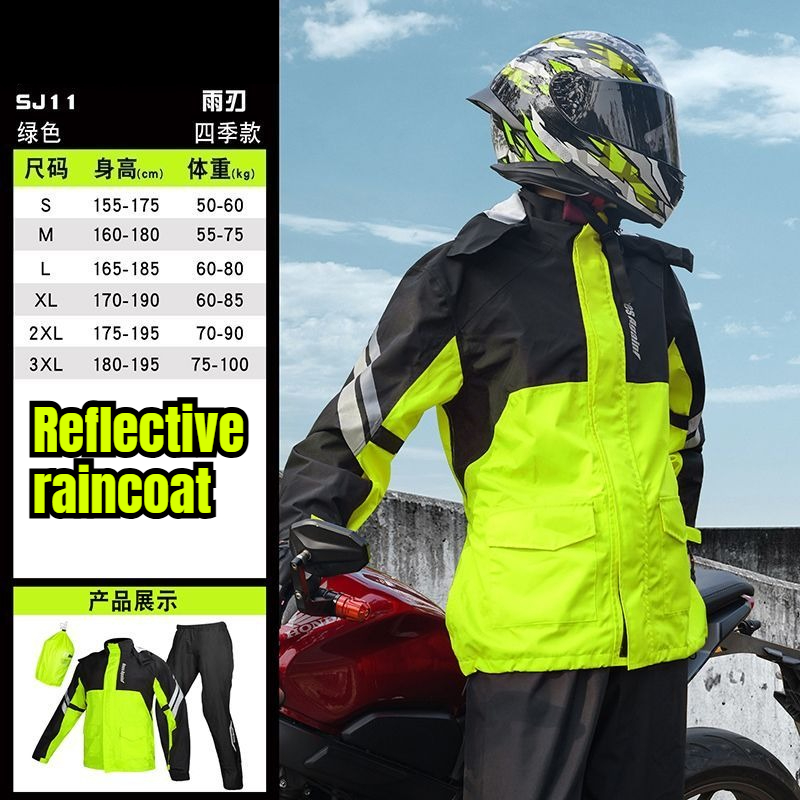 Motorcycle Rain Suit - Terno de chuva para motocicleta, tipo