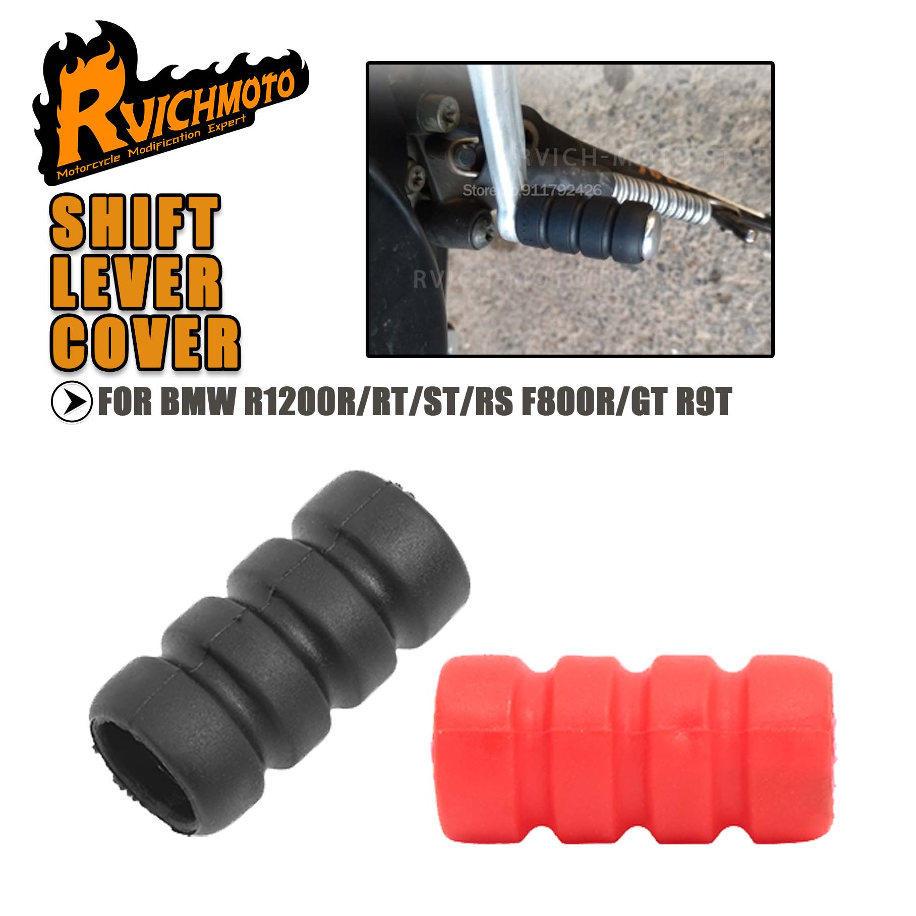 Motorcycle Gear Lever Rubber - R1200 r rt st rs alavanca