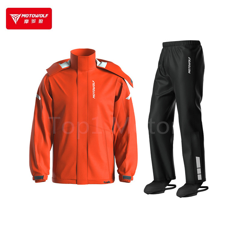 Motorcycle Rain Suit - Motocicleta Windproof Rainsuit para homens e