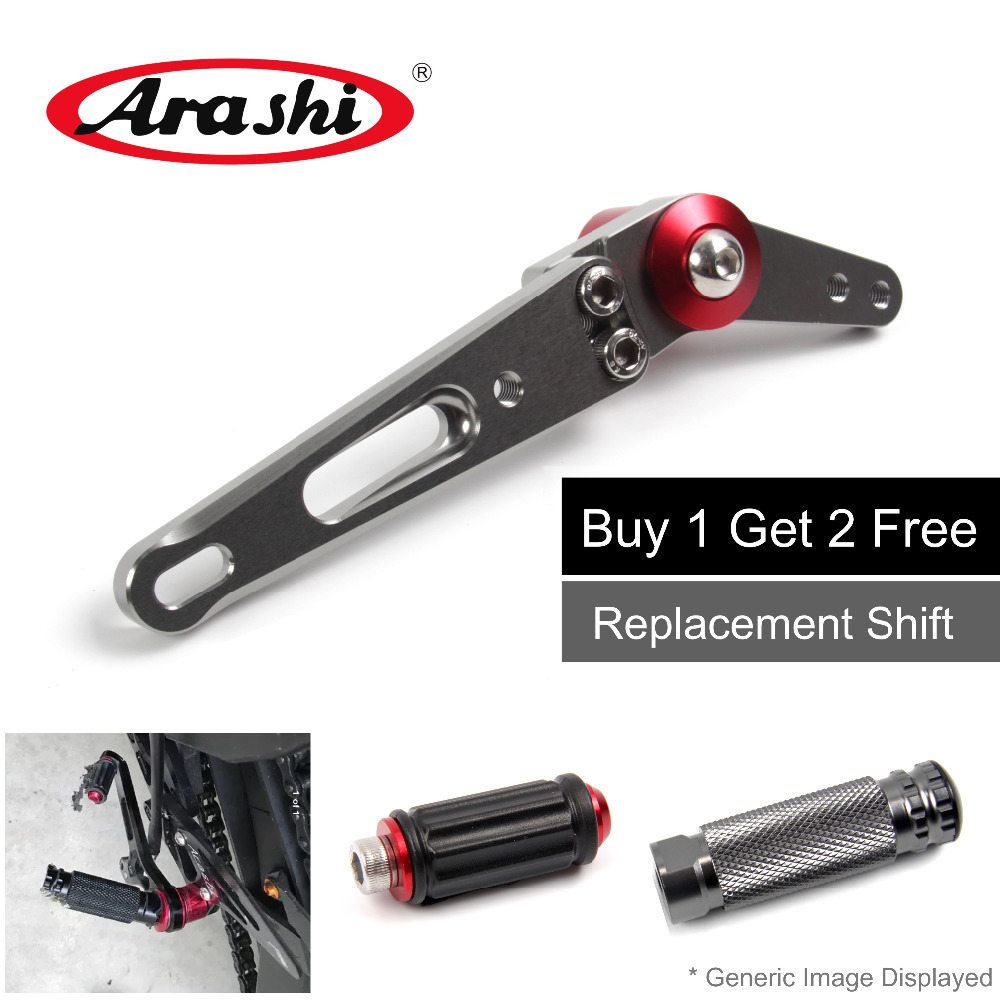 Motorcycle Gear Jammer - Arashi ajustável rearsets substituição mudança ligação