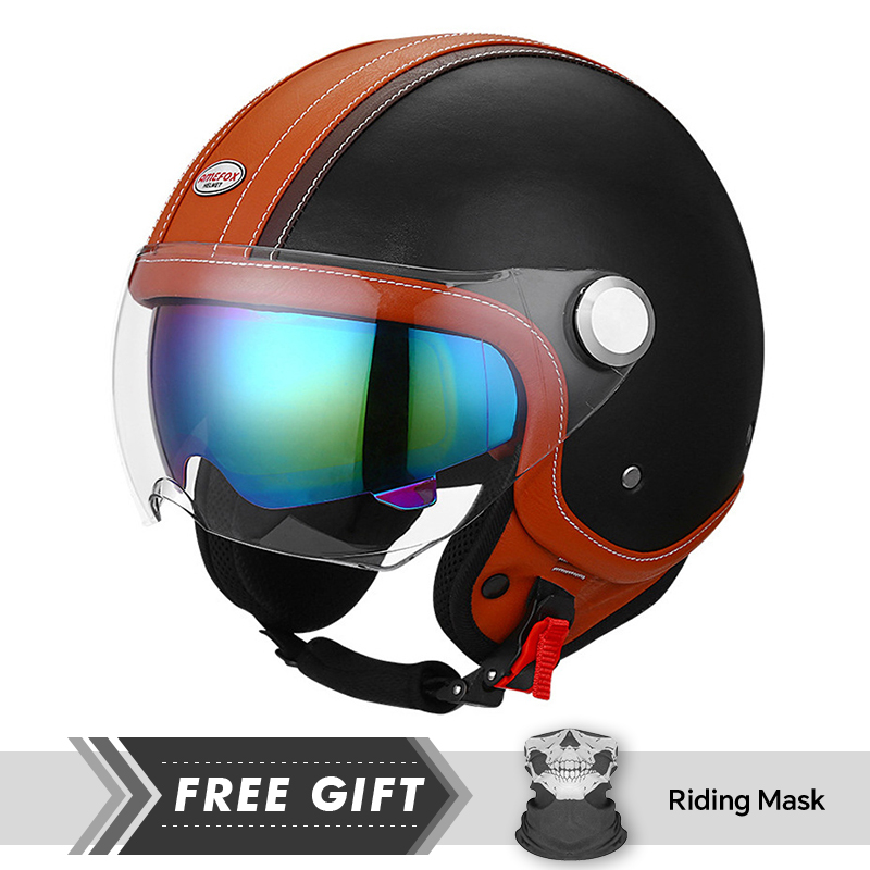 Motorcycle Gear In Store - Preto rosto aberto capacetes da motocicleta