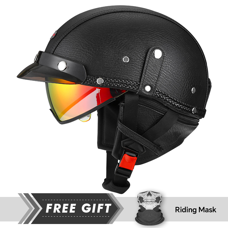 Motorcycle Gear In Store - DOT aprovado homens mulheres meia face