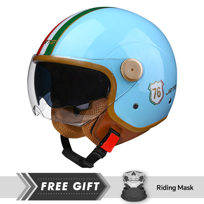 Motorcycle Gear In Store - Lente dupla rosto aberto capacetes da