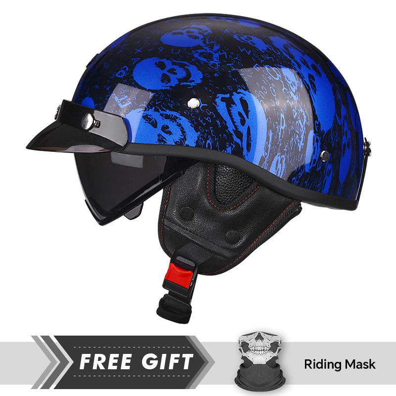 Motorcycle Gear In Store - Meio capacete da motocicleta dot ece