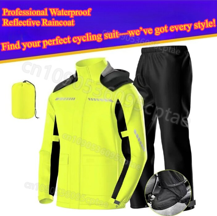 Motorcycle Rain Suit - Conjunto de Chuva Impermeável para Motocicleta