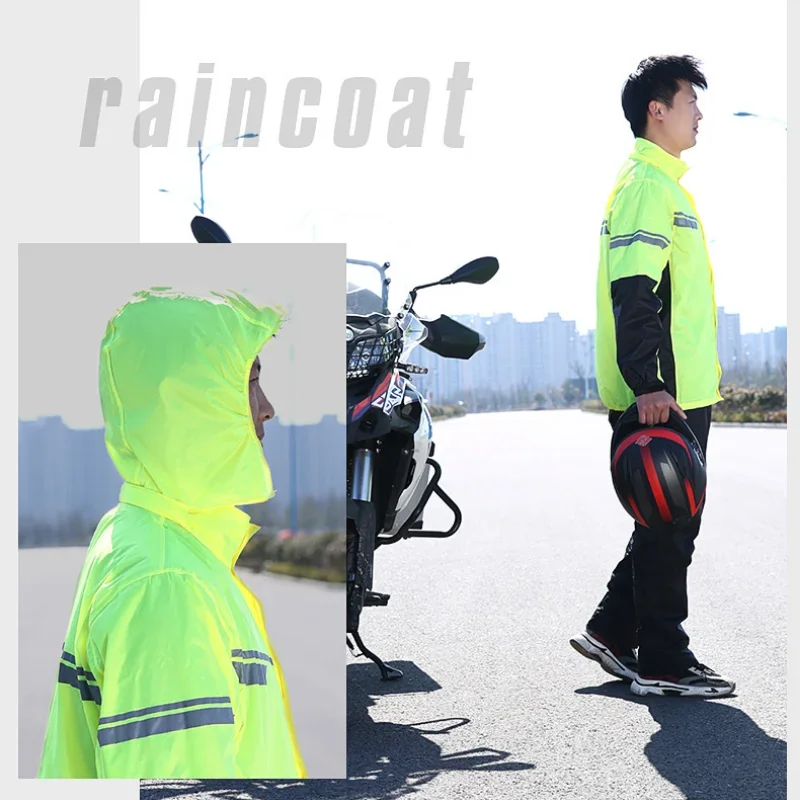 Capa de chuva dividida para mo - Motorcycle Rain Suit avaliação e preço