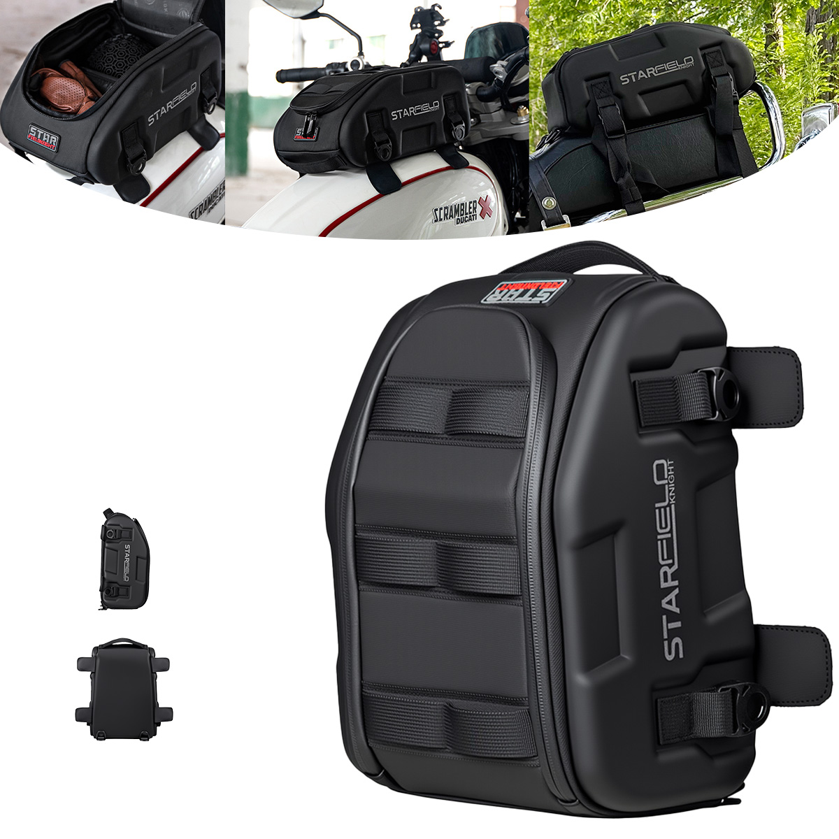 Bolsa Multifuncional para Moto - Motorcycle Gear Garage Storage avaliação e preço