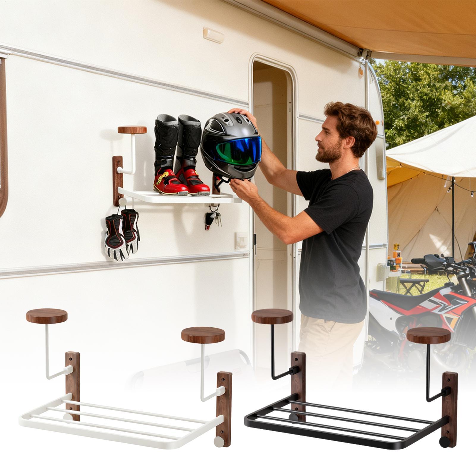 Suporte de parede rústico para - Motorcycle Gear Garage Storage avaliação e preço