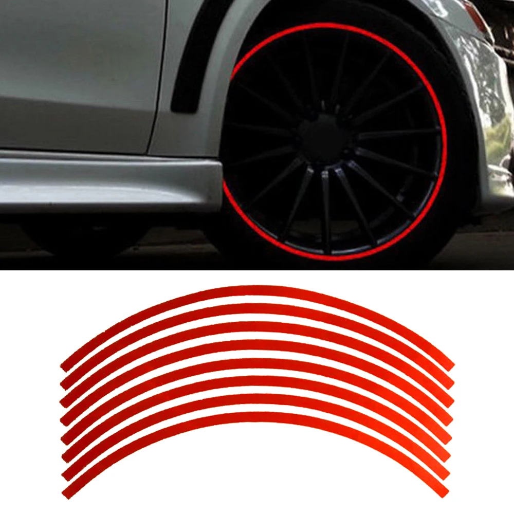 Reflective Car Rim Stripe Whee - Motorcycle Gear Jammer avaliação e preço