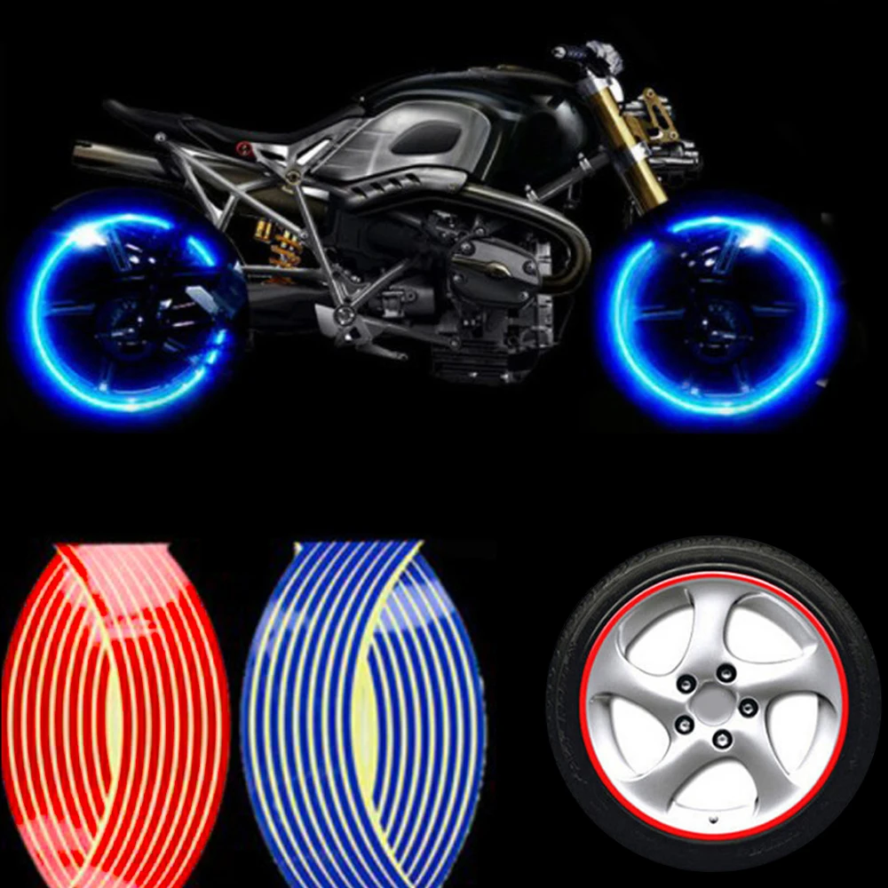 Reflective Car Rim Stripe Whee - Motorcycle Gear Jammer avaliação e preço