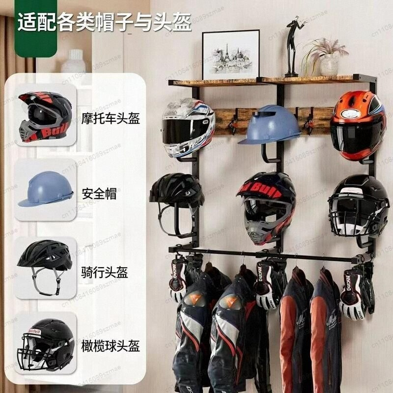 Suporte de capacete de parede, - Motorcycle Gear Garage Storage avaliação e preço