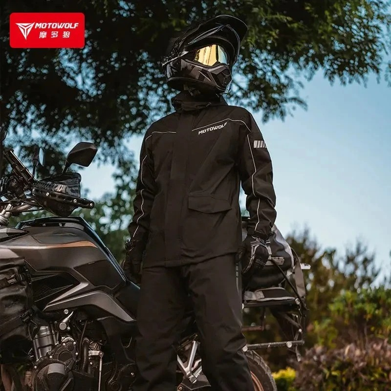 Capa de Chuva MOTOWOLF para Mo - Motorcycle Rain Suit avaliação e preço