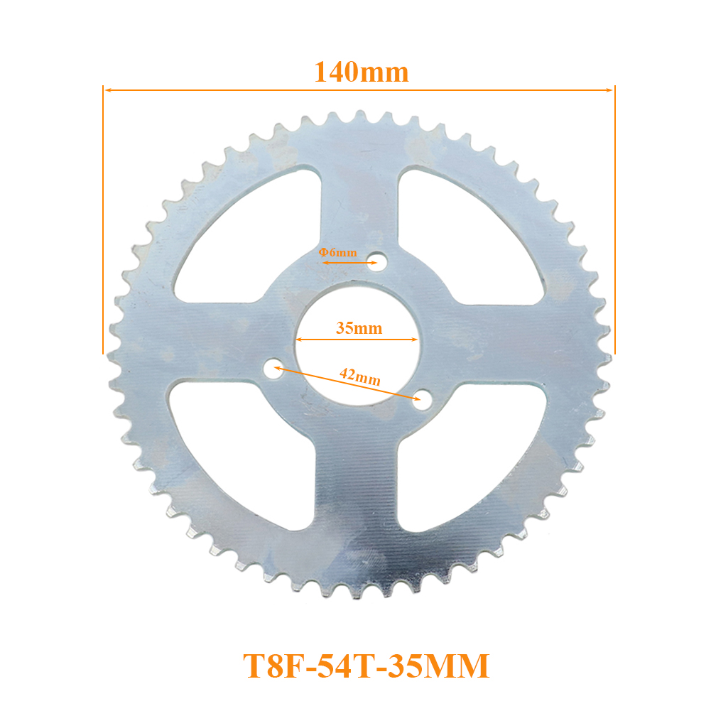 Coroa Traseira de Corrente T8F - Motorcycle Gear Garage Storage avaliação e preço