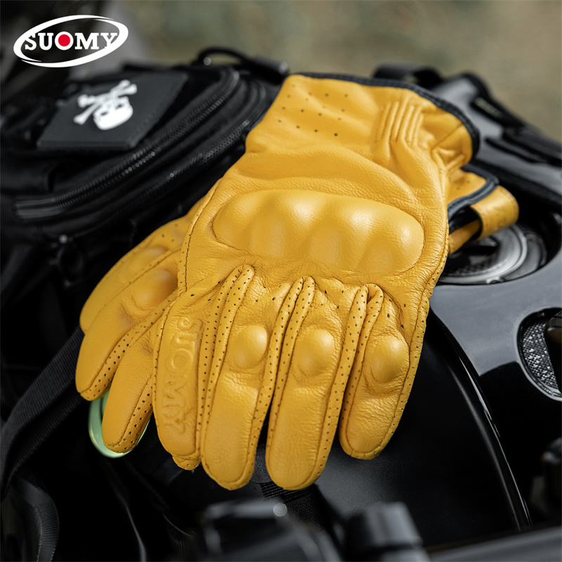 Luvas de Motocicleta em Couro  - Motorcycle Gear Yellow avaliação e preço