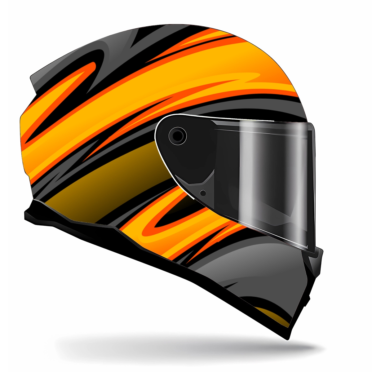 Abstrato amarelo curva complet - Motorcycle Gear Yellow avaliação e preço