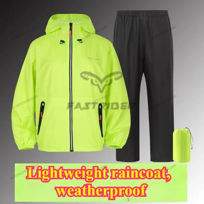 Terno para o verão unisex moto - Motorcycle Rain Suit avaliação e preço