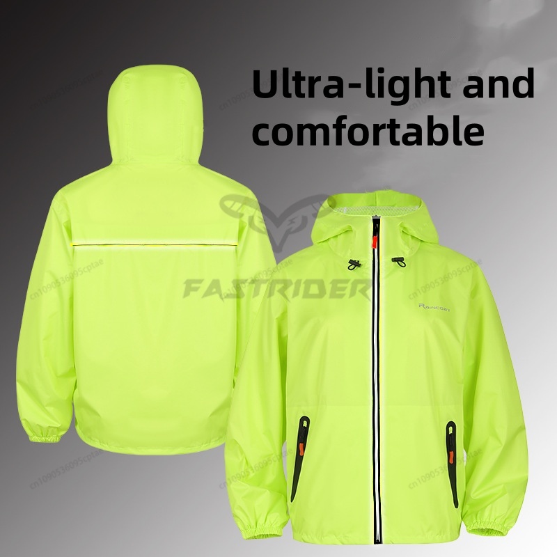 Terno para o verão unisex moto - Motorcycle Rain Suit avaliação e preço