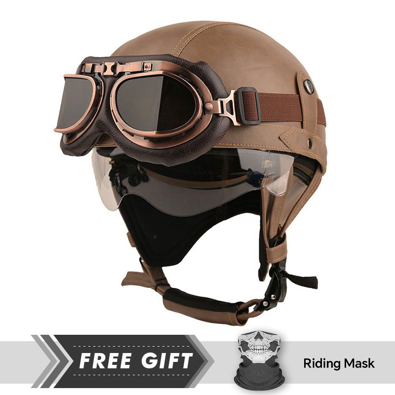Leve Half Face Motocicleta Cap - Motorcycle Gear In Store avaliação e preço