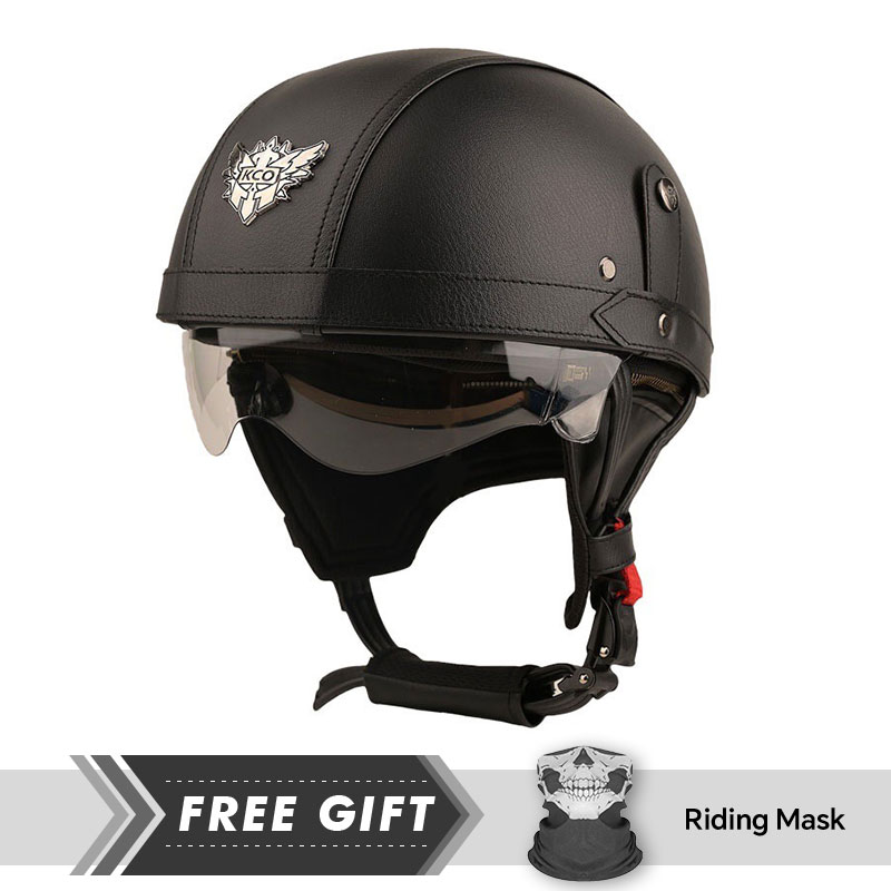 Leve Half Face Motocicleta Cap - Motorcycle Gear In Store avaliação e preço