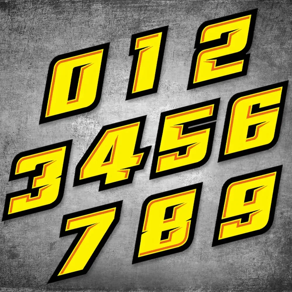 0123456789 número amarelo carr - Motorcycle Gear Yellow avaliação e preço