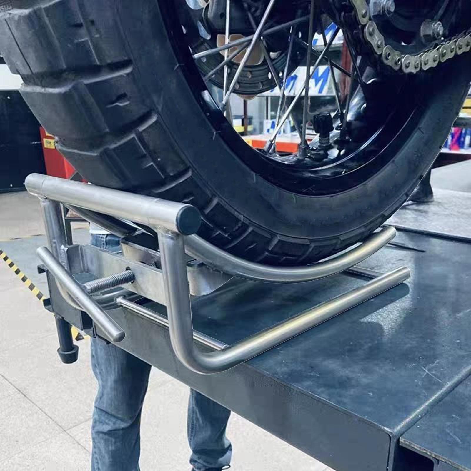 Suporte para troca de pneus de - Motorcycle Gear Jammer avaliação e preço