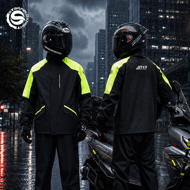 Conjunto de Jaquetas e Calças  - Motorcycle Rain Suit avaliação e preço