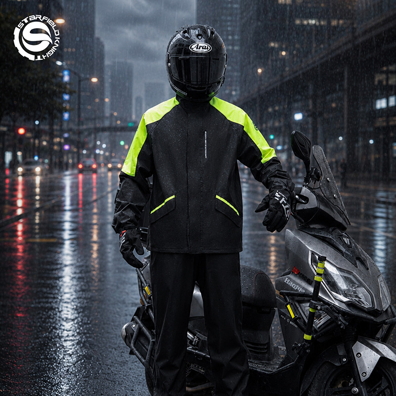 Conjunto de Jaquetas e Calças  - Motorcycle Rain Suit avaliação e preço