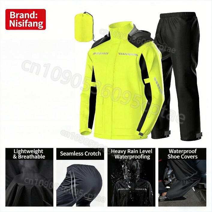 Conjunto de Chuva Impermeável  - Motorcycle Rain Suit avaliação e preço